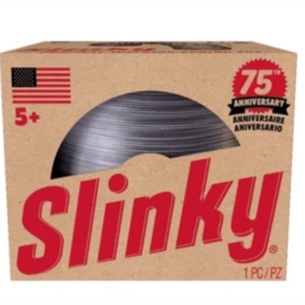 NEW Retro Slinky the Original Walking Toy 75th Anniversary Made In USA Americana